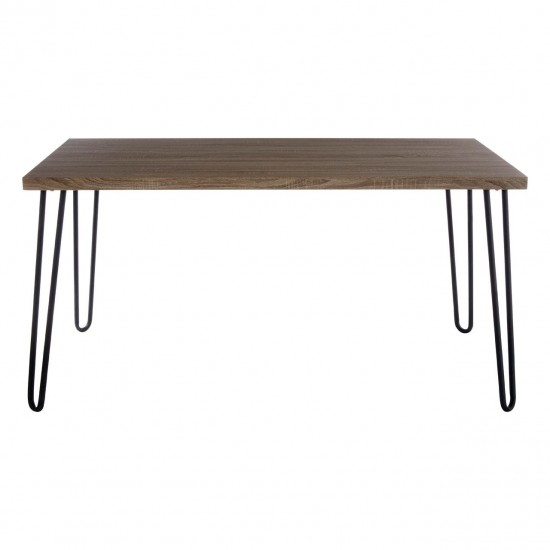 Harlem Wood And Iron Dining Table 