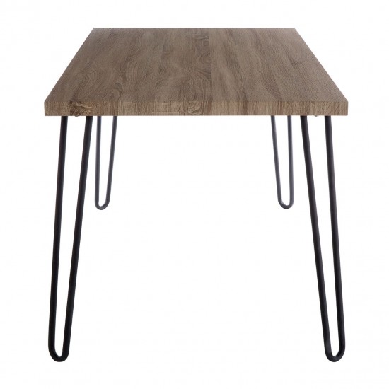 Harlem Wood And Iron Dining Table 