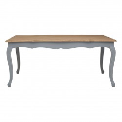 Tuscany Grey And Brown Wood Dining Table