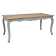 Tuscany Grey And Brown Wood Dining Table