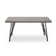 Norse Grey Wood And Black Dining Table 