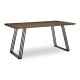 Anton 2 Wood And Iron Dining Table 