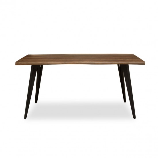 Anton 1 Wood And Black Dining Table 