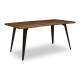 Anton 1 Wood And Black Dining Table 