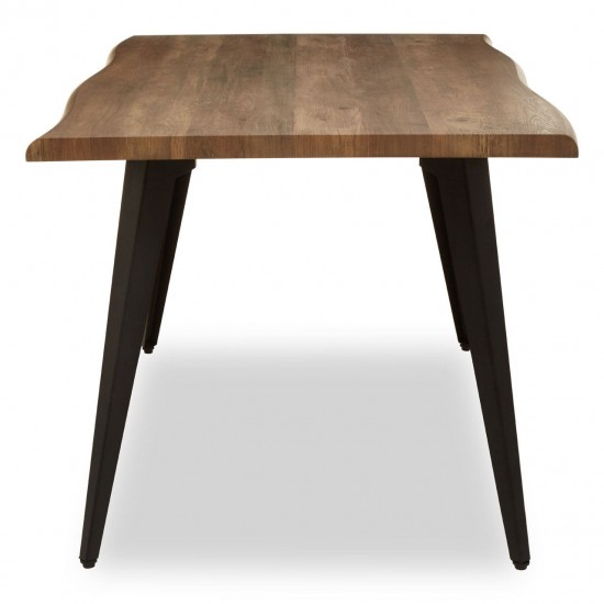 Anton 1 Wood And Black Dining Table 