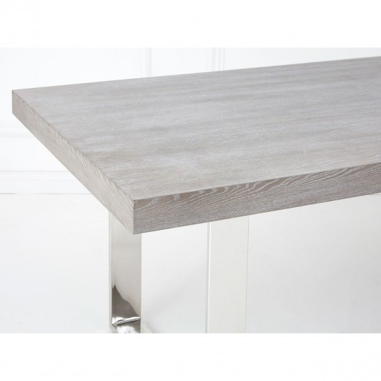 Milan Grey Elm Dining Table