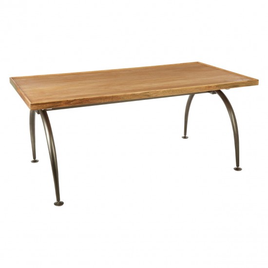 Shoreditch Wood And Metal Dining Table  