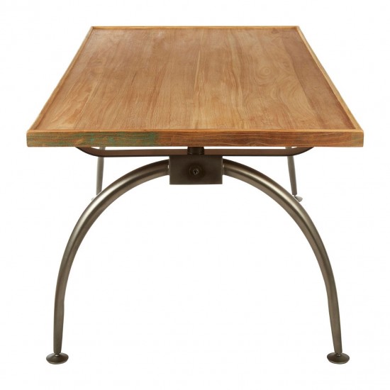 Shoreditch Wood And Metal Dining Table  