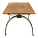 Shoreditch Wood And Metal Dining Table  