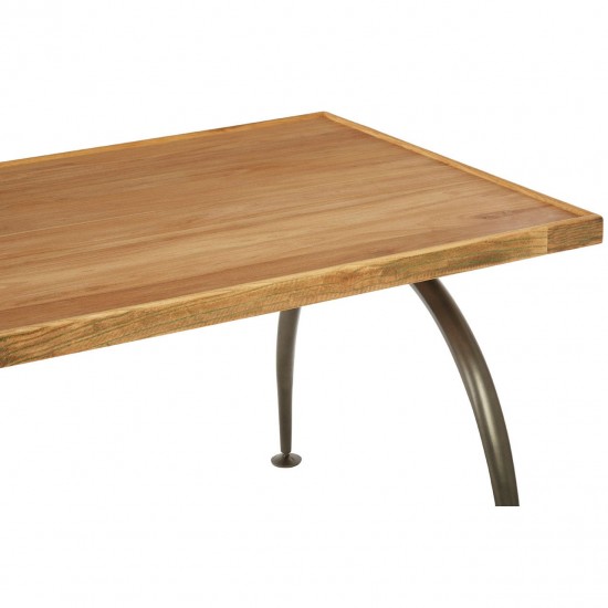 Shoreditch Wood And Metal Dining Table  