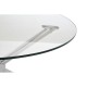 Gatsby Round Silver Finish Dining Table 