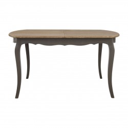Tuscany Washed Grey Wood Extendable Dining Table