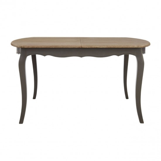 Tuscany Washed Grey Wood Extendable Dining Table