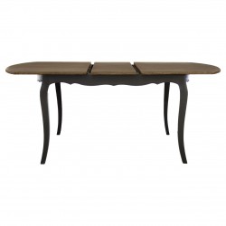 Tuscany Washed Grey Wood Extendable Dining Table