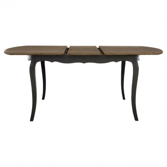 Tuscany Washed Grey Wood Extendable Dining Table