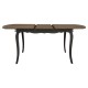 Tuscany Washed Grey Wood Extendable Dining Table