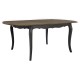 Tuscany Washed Grey Wood Extendable Dining Table