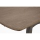 Tuscany Washed Grey Wood Extendable Dining Table
