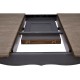 Tuscany Washed Grey Wood Extendable Dining Table