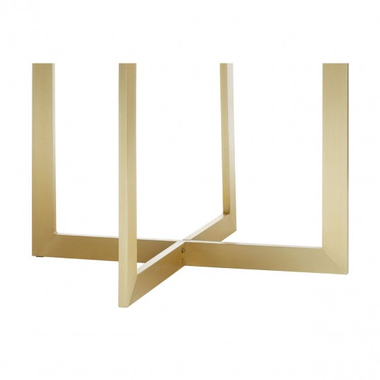 Rogano Luxe Geometric Walnut Dining Table 