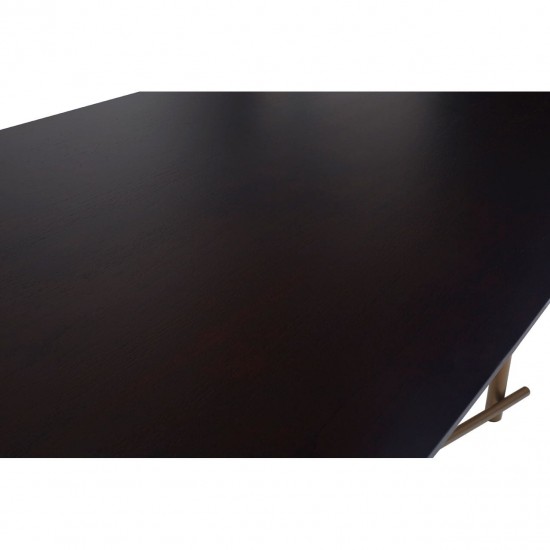 Rogano Luxe Deep Walnut Dining Table 