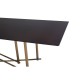 Rogano Luxe Deep Walnut Dining Table 