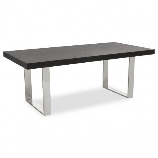 Milan Black Elm Dining Table