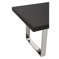 Milan Black Elm Dining Table