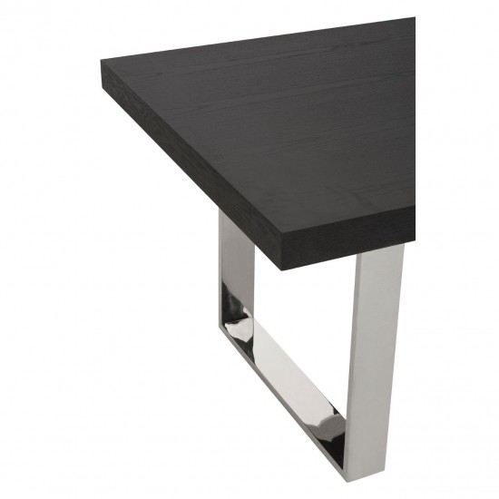 Milan Black Elm Dining Table