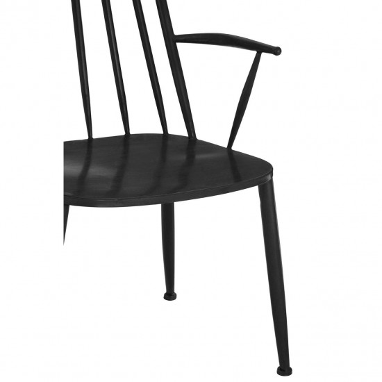 Shoreditch Black Metal Dining Chair