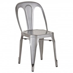 Harlem Distressed Metallic Dining Chair