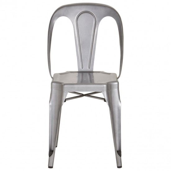 Harlem Distressed Metallic Dining Chair
