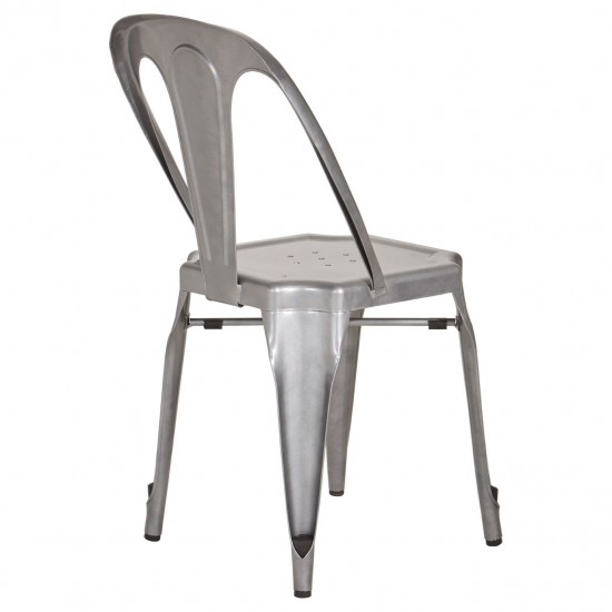 Harlem Distressed Metallic Dining Chair
