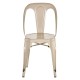 Harlem Distressed Champagne Metallic Dining Chair