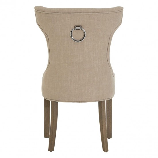 Tuscany Beige Linen Dining Chair