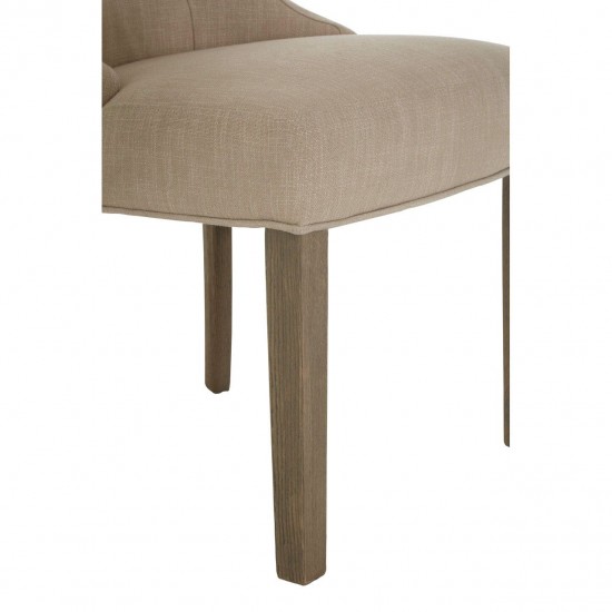 Tuscany Beige Linen Dining Chair