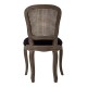 Tuscany Washed Grey Wood Dining Chair