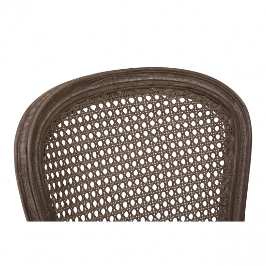 Tuscany Washed Grey Wood Dining Chair