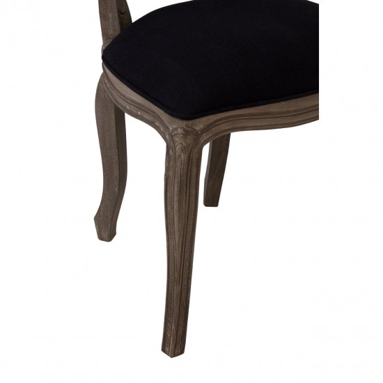 Tuscany Washed Grey Wood Dining Chair