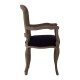 Tuscany Washed Grey Wood Dining Chair (with arms)