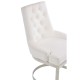 Belgravia Chrome And Ivory Velvet Dining Chair