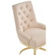 Belgravia Chrome And Natural Linen Dining Chair