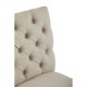 Edgbaston Beige Linen Buttoned Dining Chair