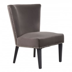 Edgbaston Classic Mink Wingback Dining Chair