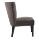 Edgbaston Classic Mink Wingback Dining Chair
