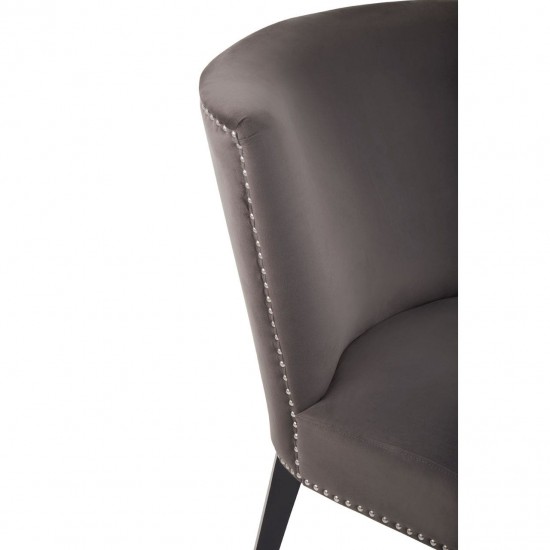 Edgbaston Classic Mink Wingback Dining Chair