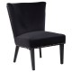 Edgbaston Classic Black Wingback Dining Chair