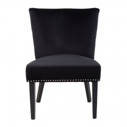 Edgbaston Classic Black Wingback Dining Chair