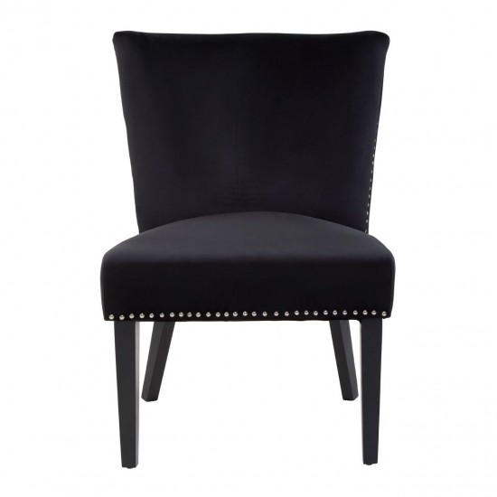 Edgbaston Classic Black Wingback Dining Chair
