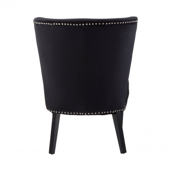 Edgbaston Classic Black Wingback Dining Chair